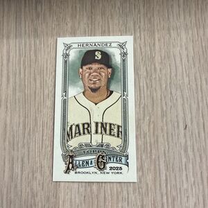 2025 TOPPS ALLEN GINTER FELIX HERNANDEZ No. 171 BACK MINI RARE Pack Fresh